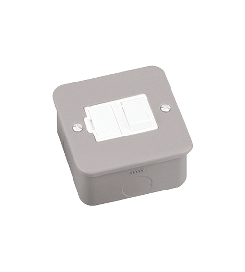 20Amp Double Unswitch Metal Clad